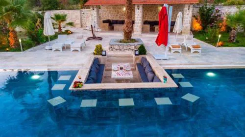 İslamlar 5 bedroom secluded villa with private pool hot tub