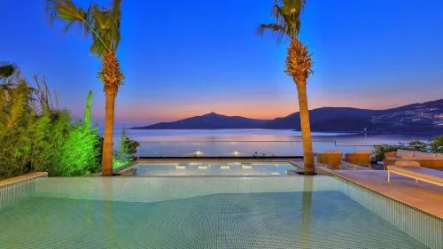 Kalkan Luxury Seafront villa within walking distance to the beach