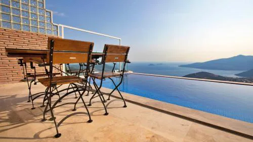 Kördere 1 bedroom secluded villa with private pool heated pool hot tub
