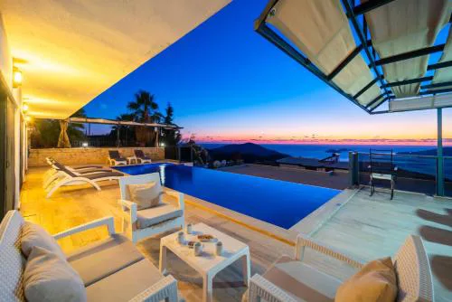 Luxury 4-Bedroom Sea View Villa with Private Pool in Kalkan