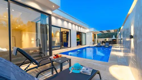 Patara 2 bedroom secluded villa with private pool hot tub