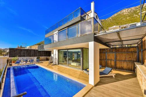 Luxury villa with private pool, sea views, and sauna